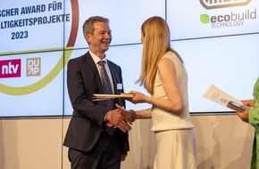 ARDEX GmbH: ecobuild-Label von Ardex mit Nachhaltigkeitspreis ausgezeichnet