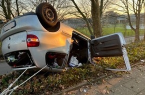 Feuerwehr Mülheim an der Ruhr: FW-MH: Mehrere Verkehrsunfälle beschäftigen die Feuerwehr Mülheim