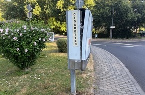 Polizeidirektion Koblenz: POL-PDKO: Versuchte Sprengung eines Zigarettenautomaten / Friedrichsegen