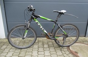Polizeiinspektion Emsland/Grafschaft Bentheim: POL-EL: Lingen - Eigentümer eines Mountainbikes gesucht