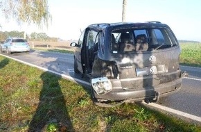 Polizeiinspektion Lüneburg/Lüchow-Dannenberg/Uelzen: POL-LG: ++ "Spinne auf Armaturenbrett" - gegen Baum geprallt ++ Fallrohr von Dachrinne beschädigt ++ Einbruch in Schule ++ Frau in Wohnhaus belästigt ++