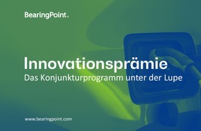 BearingPoint GmbH: Studie: Innovationsprämie der Bundesregierung kommt in Fahrt: Kundennachfrage übersteigt Angebot