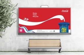 Coca-Cola Schweiz GmbH: Coca-Cola Suisse et PET-Recycling Suisse récompensent le recyclage des bouteilles en PET par un tonnerre d'applaudissements / Campagne durant les Jeux Olympiques de la Jeunesse d'hiver à Lausanne