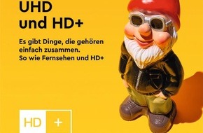 HD PLUS GmbH: HD+ startet aufmerksamkeitsstarke Imagekampagne / "Fernsehen und HD+ gehören einfach zusammen"