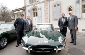 Jaguar Land Rover Deutschland GmbH - Presse Jaguar: Eine Autolegende wird 50: Jaguar feiert den E-Type (mit Bild)