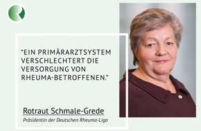 Deutsche Rheuma-Liga Bundesverband e.V.: Deutsche Rheuma-Liga: Primärarztsystem verschlechtert die Versorgung von Rheuma-Betroffenen