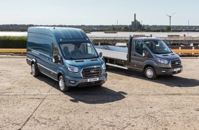 Ford Motor Company Switzerland SA: Noch vielseitiger denn je: Ford Transit jetzt auch als 5-Tonner mit höherer Nutzlast lieferbar