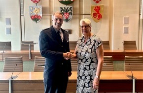 Kreispolizeibeh&ouml;rde Herford: POL-HF: B&uuml;rgermeistergespr&auml;che im Kreis Herford - Austausch zwischen Polizeidirektor Christian L&uuml;bke und B&uuml;rgermeisterin Susanne Rutenkr&ouml;ger