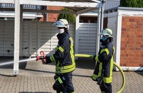 Freiwillige Feuerwehr Werne: FW-WRN: FEUER_1 - LZ1 - Bunsenbrenner hat ein Kleinfeuer verursacht, lässt sich nicht ausschalten