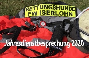 Feuerwehr Iserlohn: FW-MK: Jahresdienstbesprechung der Sondereinheit Rettungshunde-Ortungstechnik (SE-RHOT)