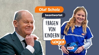 ZDF: Bundeskanzler Olaf Scholz beantwortet bei "logo!" Fragen der Kinder