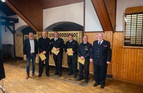 Freiwillige Feuerwehr Finnentrop: FW Finnentrop: Jahresdienstbesprechung der Feuerwehr der Gemeinde Finnentrop