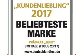 Kumho Tire Europe GmbH: Kumho ist "Kundenliebling 2017"