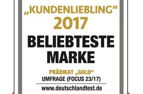 Kumho Tire Europe GmbH: Kumho ist "Kundenliebling 2017"