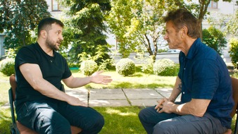 Sean Penn in der Ukraine: The HISTORY Channel zeigt zweistündige Doku des Hollywoodstars über Wolodymyr Selenskyj im April als exklusive deutsche TV-Premiere