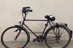 Polizeiinspektion Stade: POL-STD: Polizei sucht Eigentümer eines entwendeten Fahrrads