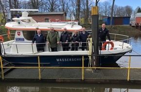 Polizeiinspektion Emsland/Grafschaft Bentheim: POL-EL: Meppen - Neue Polizeichefin besucht die Wasserschutzpolizei