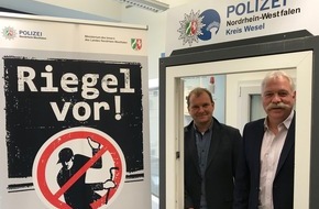 Kreispolizeibehörde Wesel: POL-WES: Kreis Wesel - Aktion Riegel vor! "Ich fühle mich jetzt sicherer" / Aktionstag am 25.10.20 / Pressemitteilung / Vorankündigung