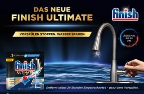Reckitt Deutschland: Starke Erfolge zum Weltwassertag: Die #FinishspartWasser-Kampagne und der neue Finish Ultimate All in 1 Tab machen auf unnötiges Vorspülen aufmerksam und regen zum Wassersparen an