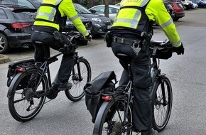 Kreispolizeibehörde Rhein-Kreis Neuss: POL-NE: Der Verkehrsdienst auf zwei Rädern - Die Vorteile der Fahrräder im Stadtgebiet