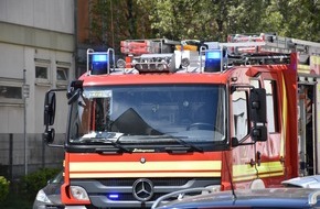 Feuerwehr Dortmund: FW-DO: Propangasflasche aus brennender Gartenlaube gezogen