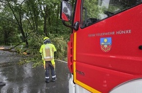 Freiwillige Feuerwehr H&uuml;nxe: FW H&uuml;nxe: Sturmschaden