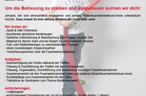 Freiwillige Feuerwehr Bedburg-Hau: FW-KLE: Kinderfeuerwehr Bedburg-Hau: Vorbilder gesucht!