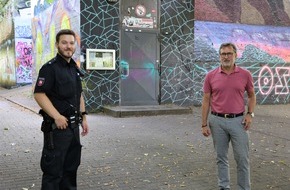 Polizeidirektion Osnabrück: POL-OS: Mit dem Chef auf Streife: Polizeipräsident besucht Stadtteil-Polizisten