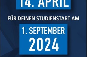 Polizeidirektion Lüneburg: POL-LG: Bewerbungsende naht - jetzt noch für das Studium bei der Polizei Niedersachsen bewerben