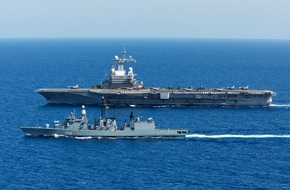 Presse- und Informationszentrum Marine: Auftrag ausgeführt! - Die Fregatte "Augsburg" kehrt vom Einsatz gegen den "IS" zurück