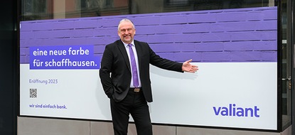 Valiant Holding AG: Valiant eröffnet Geschäftsstelle in Schaffhausen