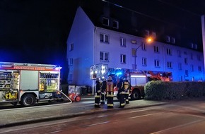Feuerwehr Essen: FW-E: Brand in Dachgeschoss - keine verletzten Personen
