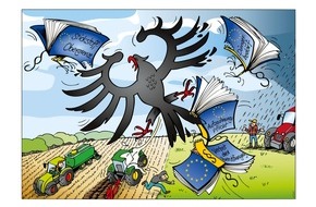 Deutscher Bauernverband (DBV): Karikatur zur Düngeverordnung
