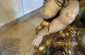 Polizeidirektion Landau: POL-PDLD: Venningen - Sachbeschädigung am Taufbecken