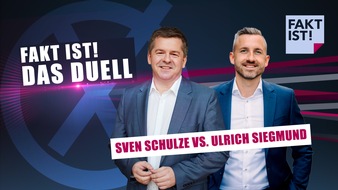 MDR Mitteldeutscher Rundfunk: Landtagswahl Sachsen-Anhalt: &bdquo;Fakt ist!&ldquo; aus Magdeburg mit dem Duell Schulze vs. Siegmund und dem Schlagabtausch der Spitzenkandidaten