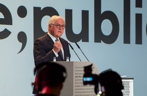 Medienboard Berlin-Brandenburg GmbH: Die Demokratisierung des Digitalen: MEDIA CONVENTION Berlin und re:publica eröffneten mit Bundespräsident Frank-Walter Steinmeier