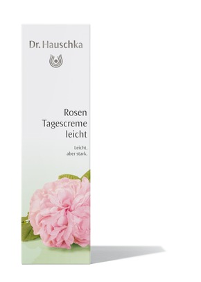 Presseinformation: Die Rose in der Dr. Hauschka Rosen Tagescreme leicht