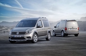 VW Volkswagen Nutzfahrzeuge AG: Volkswagen Nutzfahrzeuge - Pressemitteilung: Der neue Caddy - jetzt als Alltrack im Offroad-Look