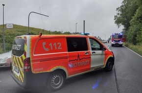 Feuerwehr Heiligenhaus: FW-Heiligenhaus: Verkehrsunfall auf der Ratinger Straße (Meldung 17/2021)