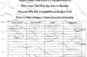 Kreispolizeibehörde Oberbergischer Kreis: POL-GM: 081220-997: Taubstummensammlung - Spendenzettel wandern in den Müll