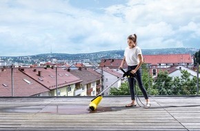 Alfred Kärcher SE & Co. KG: Gründliche und schonende Reinigung von Terrassenbelägen mit Kärcher