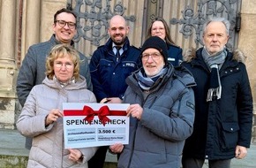 Kreispolizeibeh&ouml;rde M&auml;rkischer Kreis: POL-MK: 3.500 Euro f&uuml;r den guten Zweck