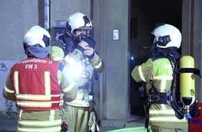 Feuerwehr Dresden: FW Dresden: Zwei Kellerbr&auml;nde innerhalb von 24 Stunden im selben Wohngeb&auml;ude