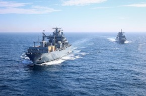Presse- und Informationszentrum Marine: Einsatzgruppenversorger "Frankfurt am Main" kehrt vom Indo-Pacific Deployment zurück