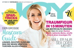 Bauer Media Group, JOY: Lena Gercke verrät In Joy, warum sie gern mal Angela Merkel veräppeln würde, und ihre größte Food-Sünde: "An meinen Cheat Days gönne ich mir ein Wiener Schnitzel und einen Kaiserschmarrn!"