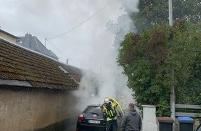 Polizeidirektion Koblenz: POL-PDKO: Brand eines Pkw in Sayn