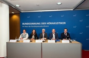 Bundesinnung der Hörakustiker KdöR: Pressekonferenz der Bundesinnung der Hörakustiker in Berlin: Hörakustiker ermöglichen wohnortnahe CI-Nachsorge