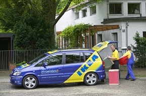 Opel Automobile GmbH: Emissionsfrei zum Möbelkunden / Bundesverkehrsminister startet Brennstoffzellen-Praxis-Test von IKEA und Opel in Berlin