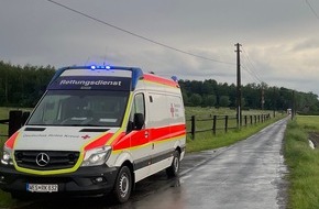 Freiwillige Feuerwehr Alpen: FW Alpen: Blitzeinschlag in Wohnhaus