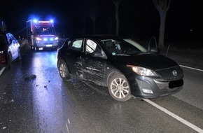 Polizei Minden-Lübbecke: POL-MI: Zwei Verletzte nach Glätteunfall in Lübbecke